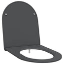 vidaXL WC ülőke Antracit 47 x 36 x 3,4 cm Duroplast