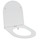 vidaXL Gyorsan Levehető WC Ülőke Fehér 44 x 36.4 x 3.4 cm Duroplast