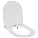 vidaXL WC ülőke Fehér 47 x 36 x 3,4 cm Duroplast