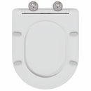 vidaXL WC ülőke Fehér 47 x 36 x 3,4 cm Duroplast