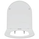 vidaXL Gyorsan Levehető WC Ülőke Fehér 44 x 36.4 x 3.4 cm Duroplast