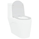 vidaXL WC ülőke Fehér 47 x 36 x 3,4 cm Duroplast