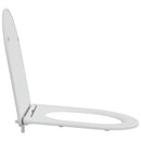 vidaXL WC ülőke Fehér 47 x 36 x 3,4 cm Duroplast