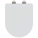 vidaXL Gyorsan Levehető WC Ülőke Fehér 44 x 36.4 x 3.4 cm Duroplast