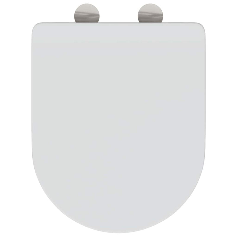 vidaXL Gyorsan Levehető WC Ülőke Fehér 44 x 36.4 x 3.4 cm Duroplast