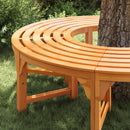 vidaXL Fa pad 2 pcs Természetes 160 x 80 x 45cm Tömör Eukaliptusz Fa