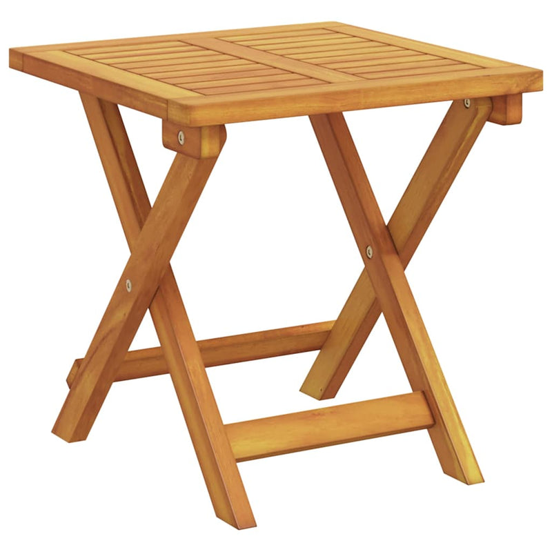 vidaXL Napozó párnával 2 pcs Barna 40 x 40 x 40cm Tömör akácfa