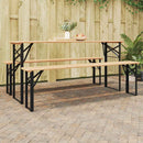 vidaXL Sörasztal láb 2 pcs Fekete 39 x 3 x 75 cm Porszórt acél