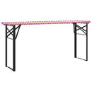 vidaXL Sörasztal láb 2 pcs Fekete 39 x 3 x 75 cm Porszórt acél