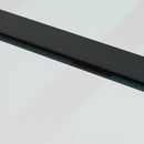 vidaXL ESG üveg és alumínium tolóajtó fémszerelvény-szettel 76x205 cm