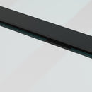 vidaXL ESG üveg és alumínium tolóajtó fémszerelvény-szettel 90x205 cm