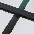 vidaXL ESG üveg és alumínium tolóajtó fémszerelvény-szettel 76x205 cm