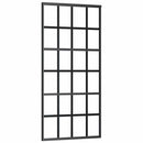 vidaXL ESG üveg és alumínium tolóajtó fémszerelvény-szettel 90x205 cm