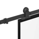 vidaXL ESG üveg és alumínium tolóajtó fémszerelvény-szettel 76x205 cm