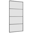 vidaXL ESG üveg-alumínium tolóajtó fémszerelvény-szettel 102,5x205 cm