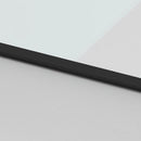 vidaXL tolóajtó vasalatokkal 76x205 cm edzett üveg&Alumínium