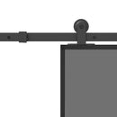 vidaXL tolóajtó vasalattal 90x205 cm edzett üveg&Alumínium