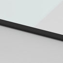 vidaXL tolóajtó vasalatokkal 76x205 cm edzett üveg&Alumínium