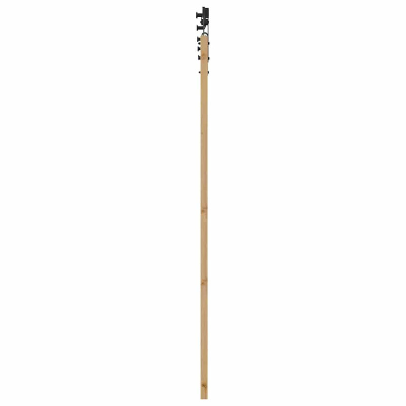 vidaXL Csúszó ajtó ORKDAL Barna 73.5 x 198.5 cm Tömör fenyőfa