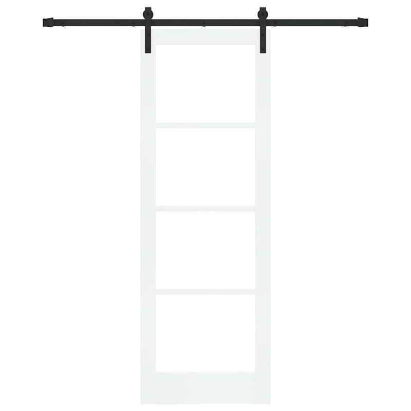 vidaXL Csúszó ajtó ORKDAL Fehér 73.5 x 211 cm Tömör fenyőfa