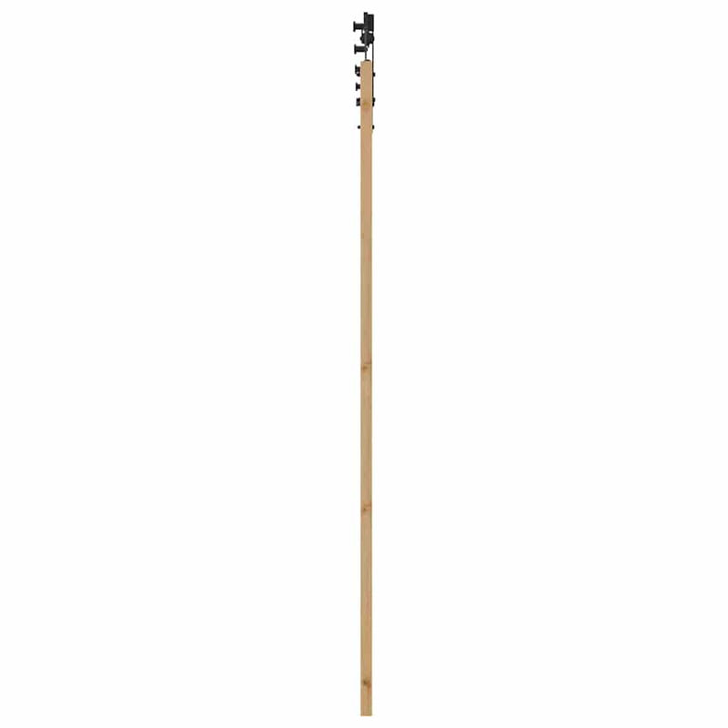 vidaXL Csúszó ajtó ORKDAL Barna 78 x 211 cm Tömör fenyőfa