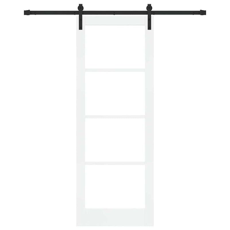 vidaXL Csúszó ajtó ORKDAL Fehér 78 x 211 cm Tömör fenyőfa