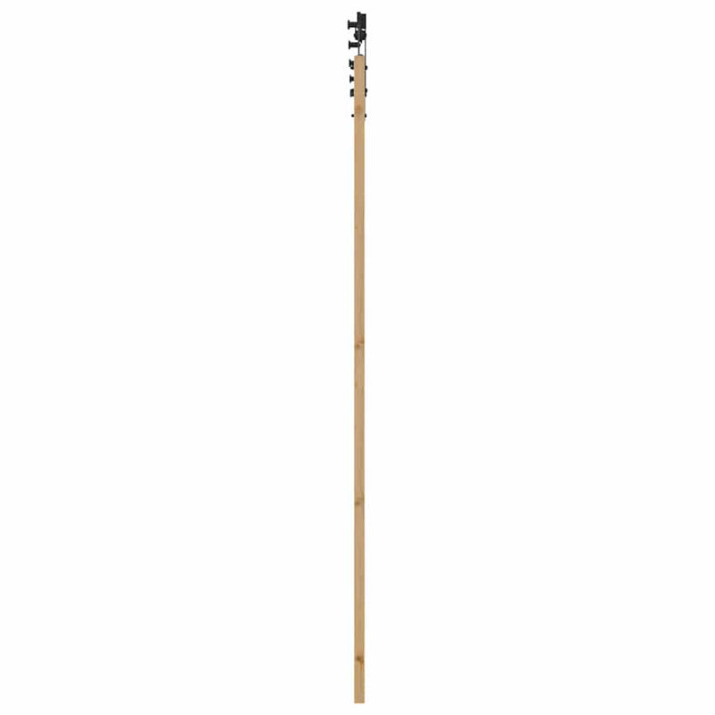 vidaXL Csúszó ajtó ORKDAL Barna 78 x 232 cm Tömör fenyőfa