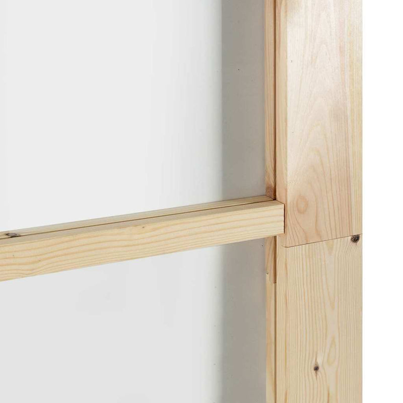 vidaXL Csúszó ajtó ORKDAL Barna 73.5 x 198.5 cm Tömör fenyőfa