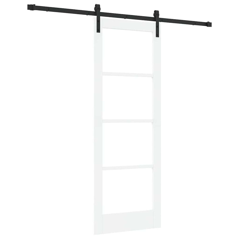 vidaXL Csúszó ajtó ORKDAL Fehér 73.5 x 198.5 cm Tömör fenyőfa