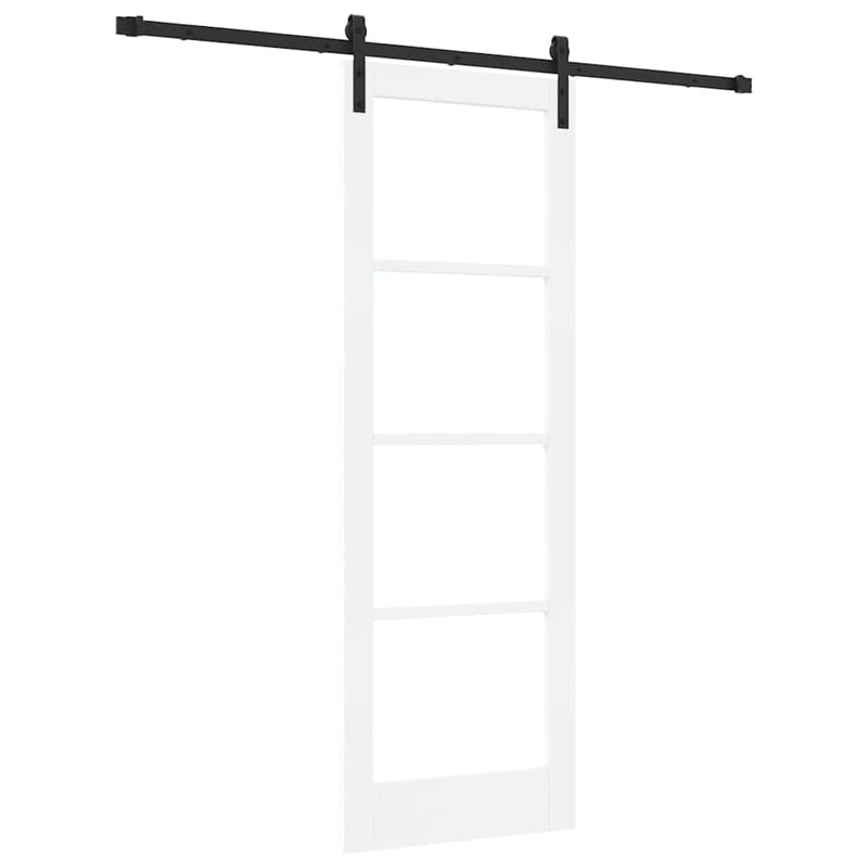 vidaXL Csúszó ajtó ORKDAL Fehér 73.5 x 211 cm Tömör fenyőfa