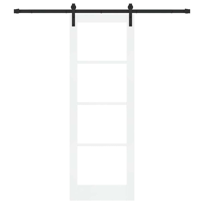 vidaXL Csúszó ajtó ORKDAL Fehér 73.5 x 211 cm Tömör fenyőfa