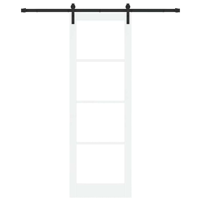 vidaXL Csúszó ajtó ORKDAL Fehér 78 x 232 cm Tömör fenyőfa