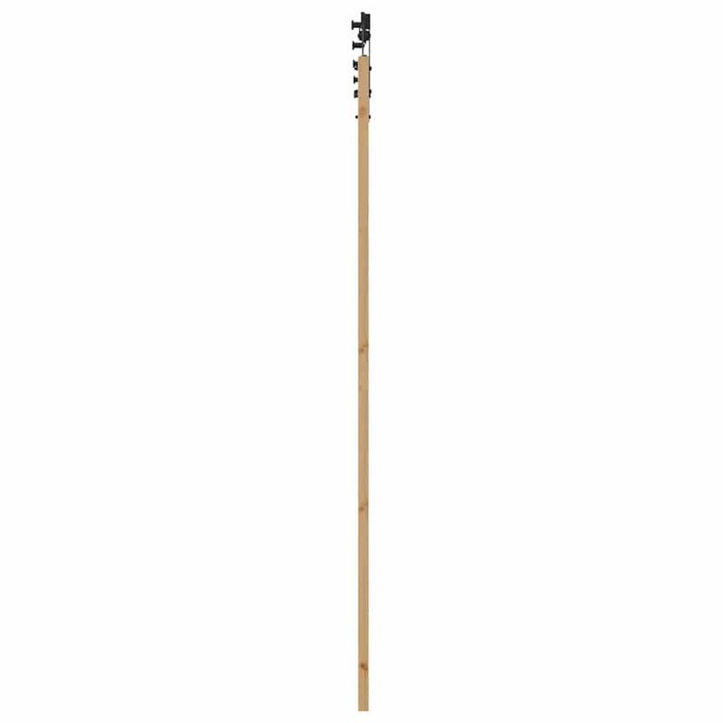 vidaXL Csúszó ajtó ORKDAL Barna 83 x 232 cm Tömör fenyőfa