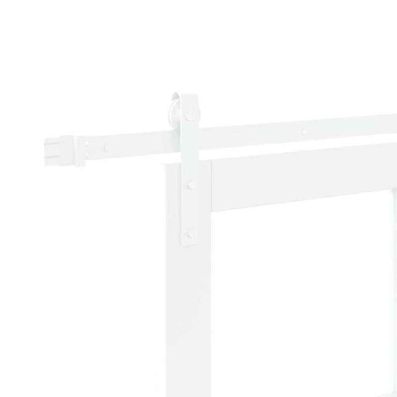 vidaXL Csúszó ajtó ORKDAL Fehér 73.5 x 198.5 cm Tömör fenyőfa