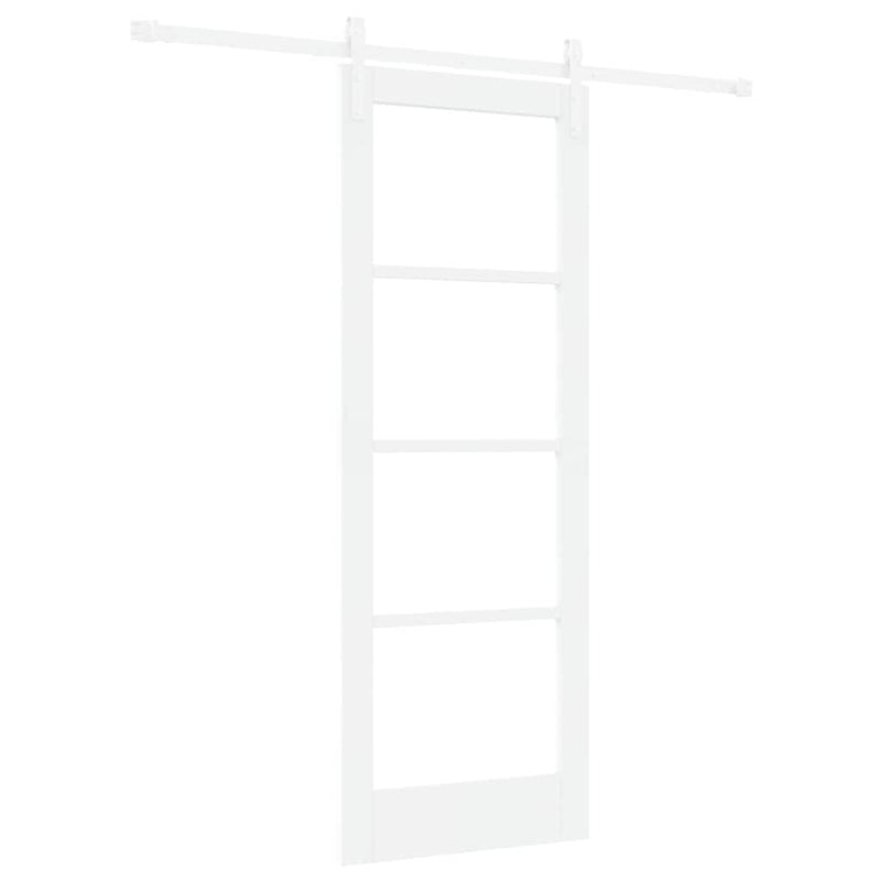 vidaXL Csúszó ajtó ORKDAL Fehér 73.5 x 198.5 cm Tömör fenyőfa