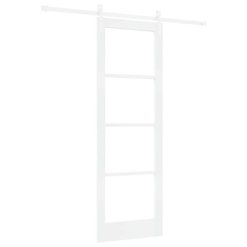 vidaXL Csúszó ajtó ORKDAL Fehér 73.5 x 211 cm Tömör fenyőfa