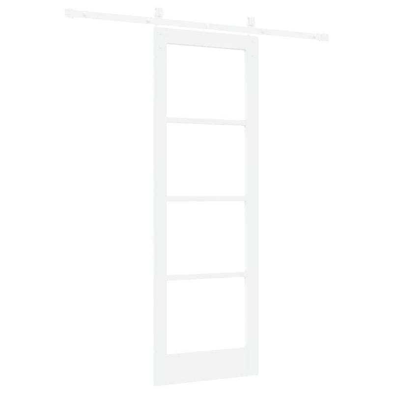 vidaXL Csúszó ajtó ORKDAL Fehér 73.5 x 211 cm Tömör fenyőfa