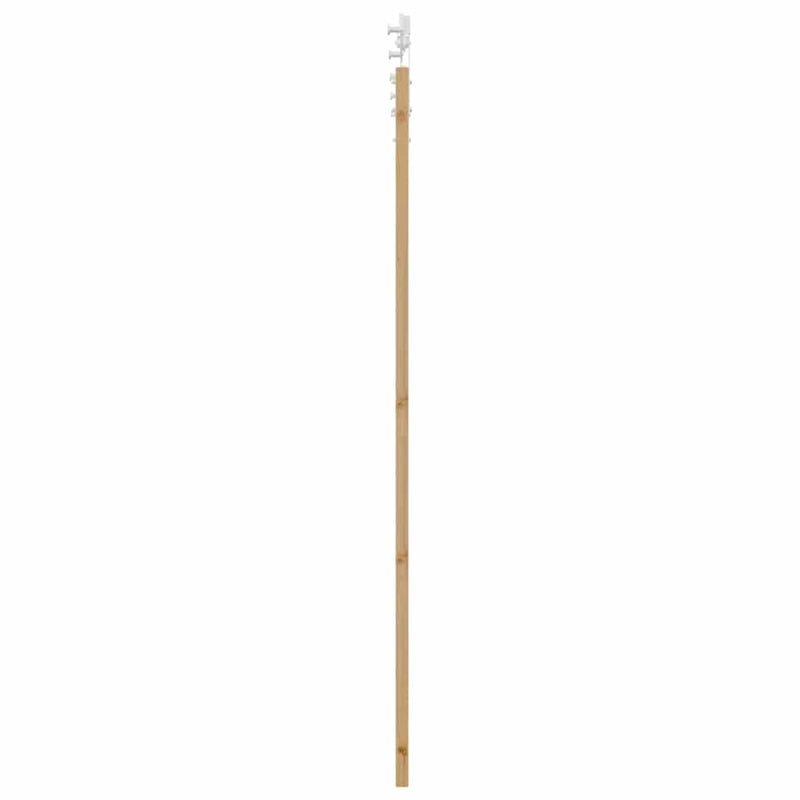 vidaXL Csúszó ajtó ORKDAL Barna 78 x 211 cm Tömör fenyőfa