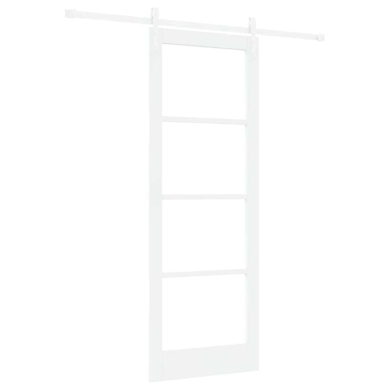vidaXL Csúszó ajtó ORKDAL Fehér 78 x 211 cm Tömör fenyőfa
