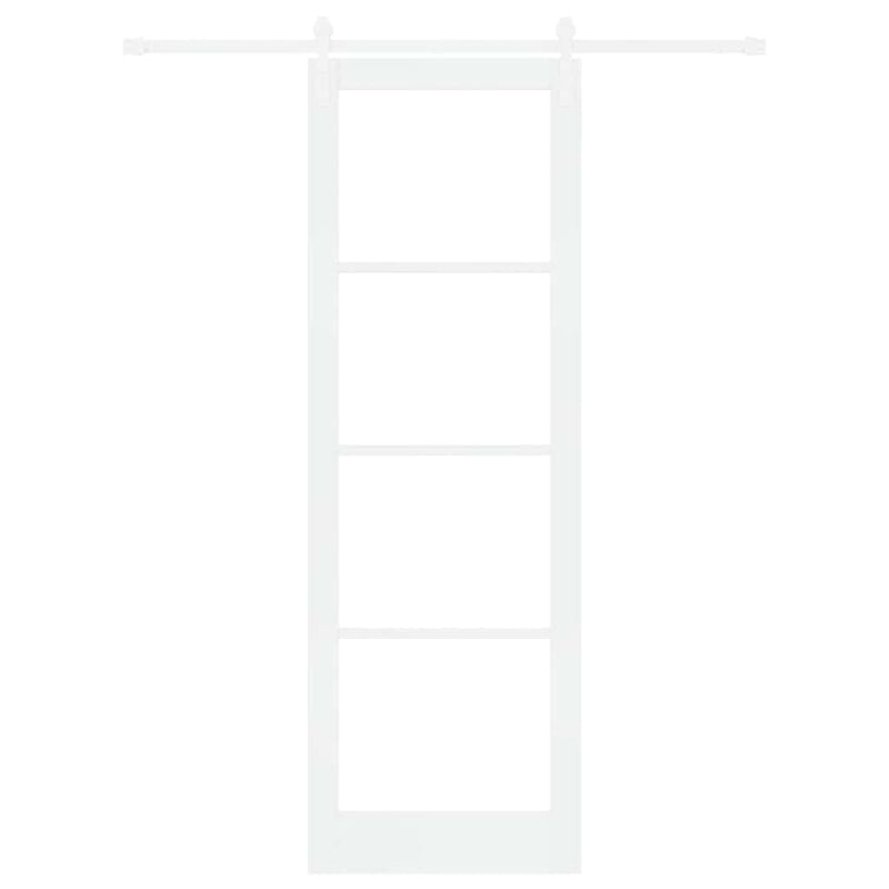 vidaXL Csúszó ajtó ORKDAL Fehér 78 x 232 cm Tömör fenyőfa