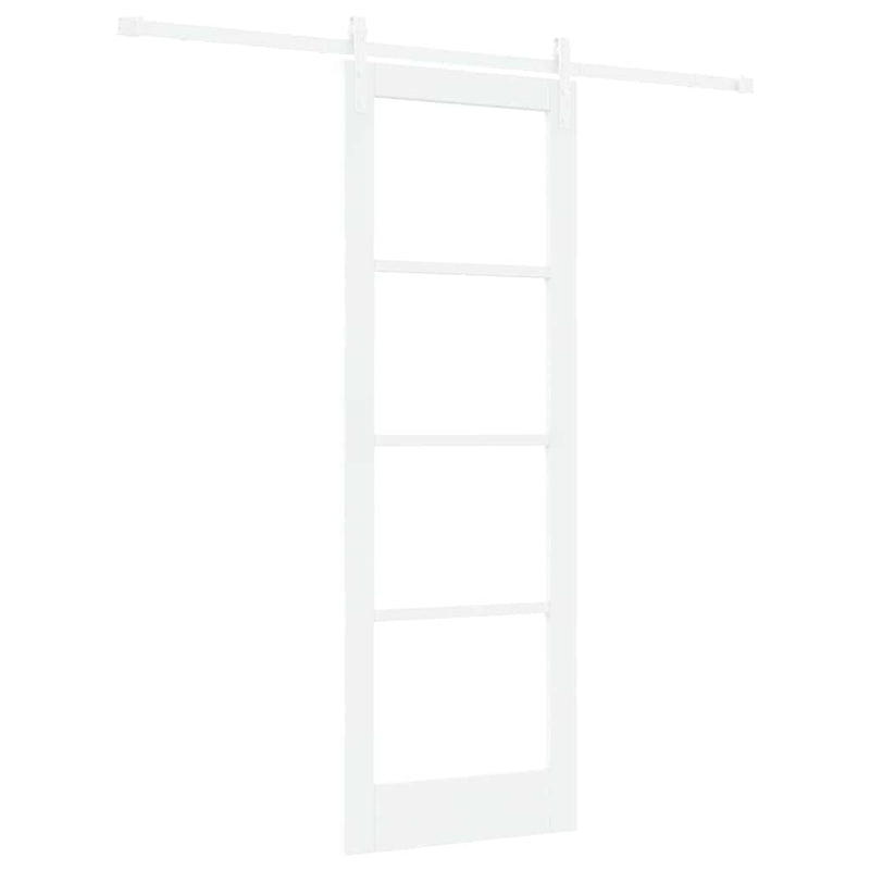 vidaXL Csúszó ajtó ORKDAL Fehér 73.5 x 211 cm Tömör fenyőfa
