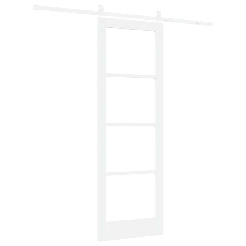 vidaXL Csúszó ajtó ORKDAL Fehér 73.5 x 211 cm Tömör fenyőfa