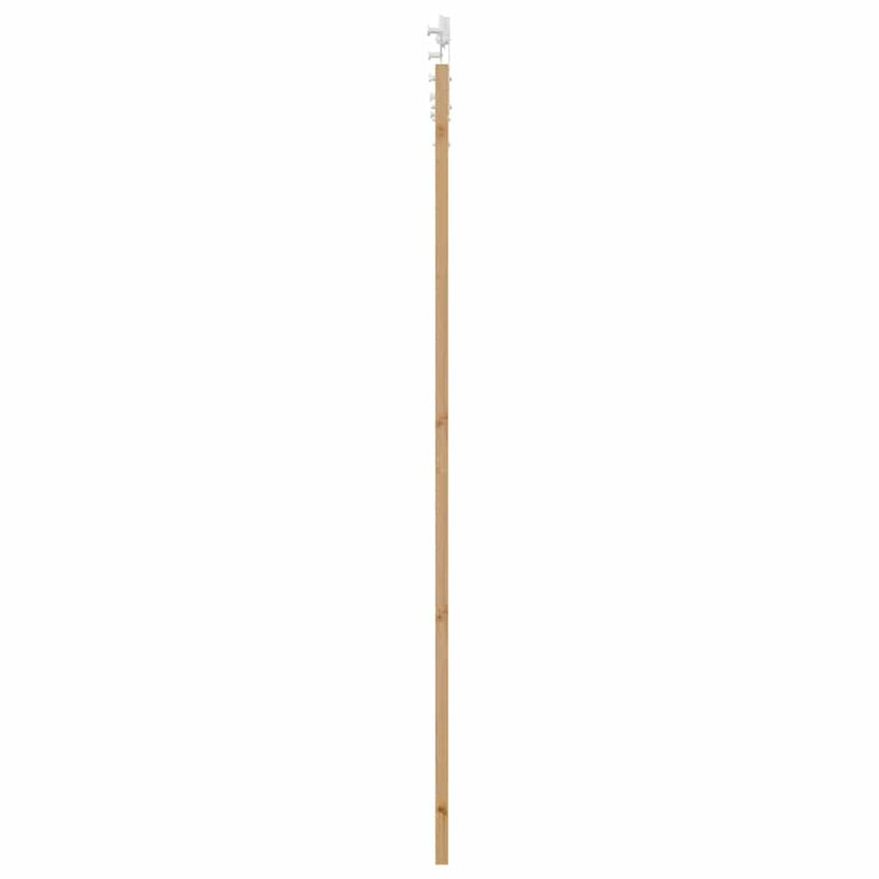 vidaXL Csúszó ajtó ORKDAL Barna 78 x 232 cm Tömör fenyőfa