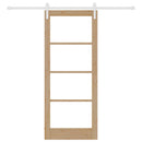 vidaXL Csúszó ajtó ORKDAL Természetes 83 x 202 cm
