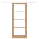 vidaXL Csúszó ajtó ORKDAL Természetes 86 x 211 cm