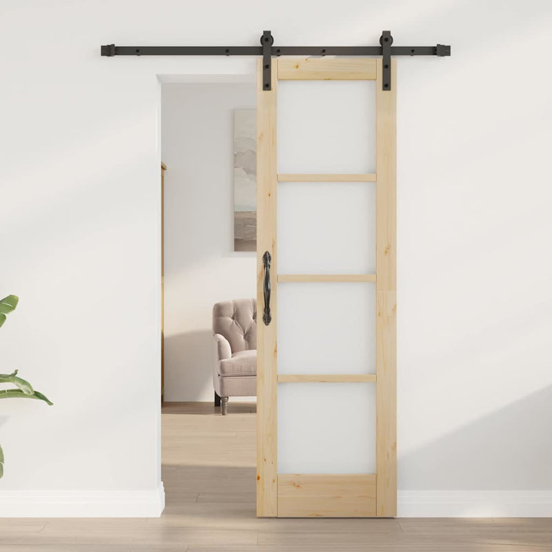 vidaXL Csúszó ajtó Egyéb ORKDAL Barna 61 x 198.5 cm
