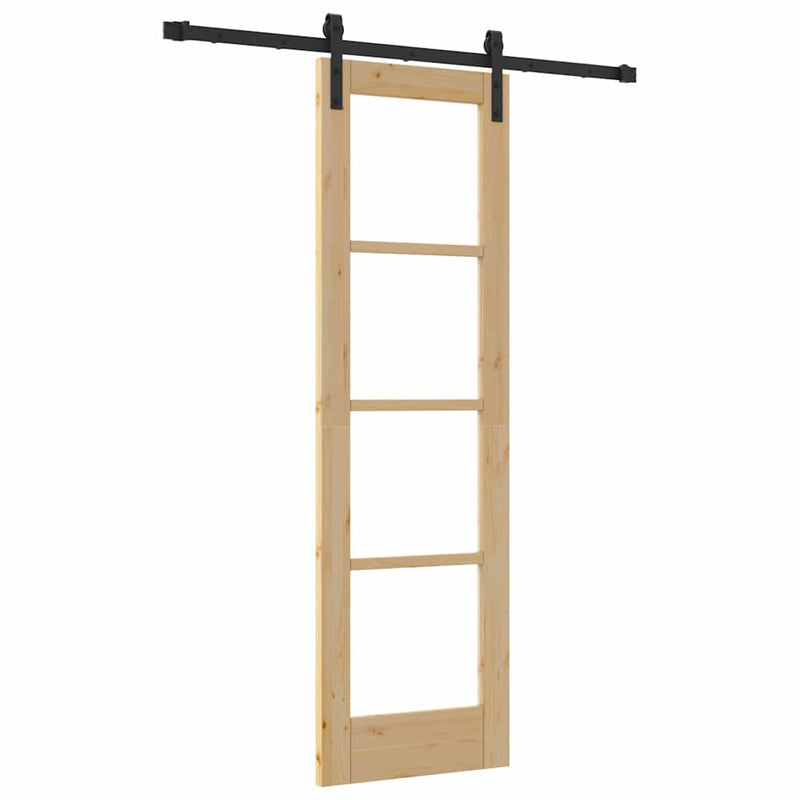 vidaXL Csúszó ajtó Egyéb ORKDAL Barna 61 x 198.5 cm
