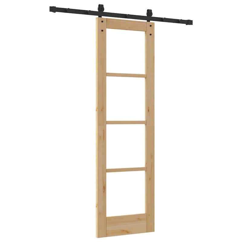 vidaXL Csúszó ajtó Egyéb ORKDAL Barna 61 x 198.5 cm
