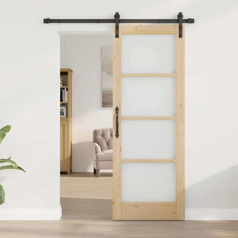 vidaXL Csúszó ajtó Egyéb ORKDAL Barna 73.5 x 198.5 cm
