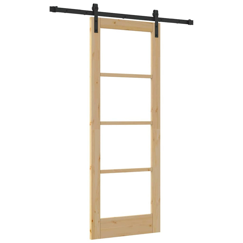 vidaXL Csúszó ajtó Egyéb ORKDAL Barna 73.5 x 198.5 cm